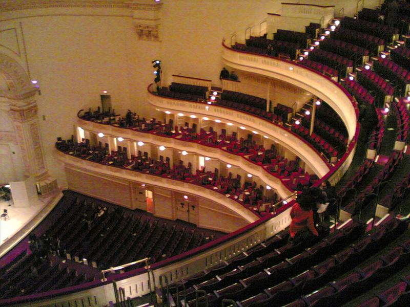 outside view carnegie hall
